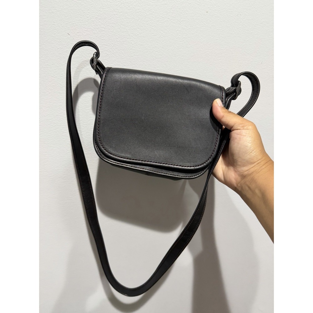 COACH 75TH ANNIVERSARY RE-EDITION CROSSBODY Leather Saddle Bag 57731 P